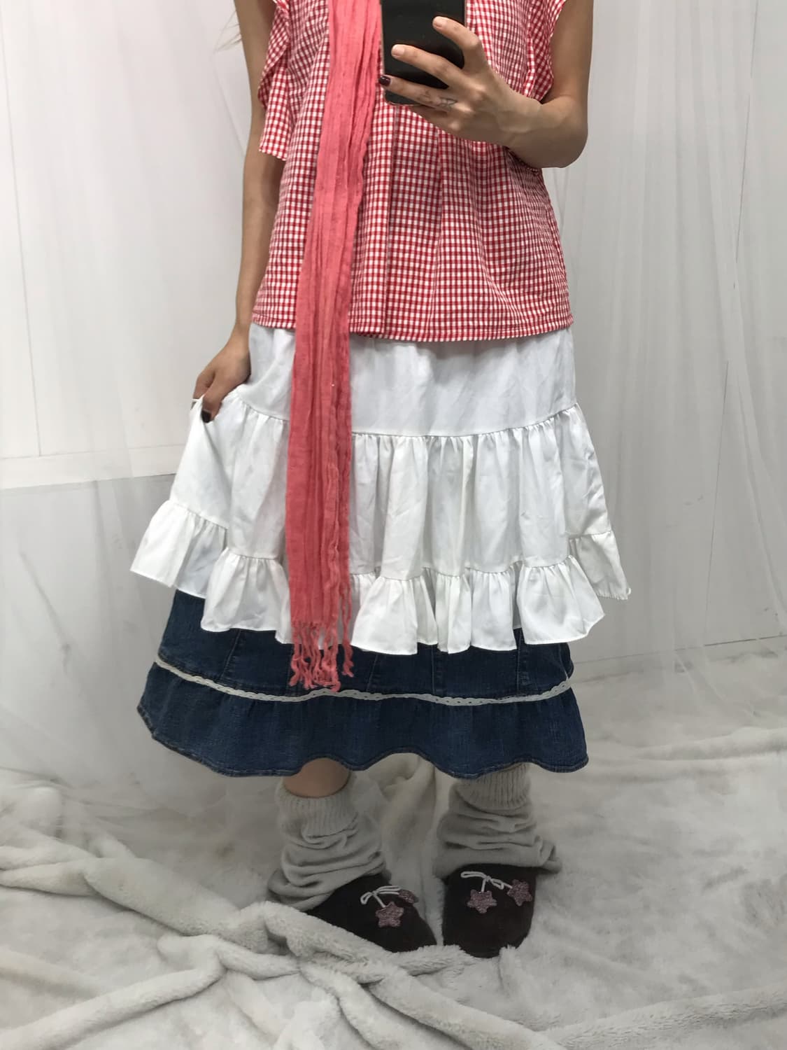 ✿레드 체크 러블리 set ✿ 상품이미지4