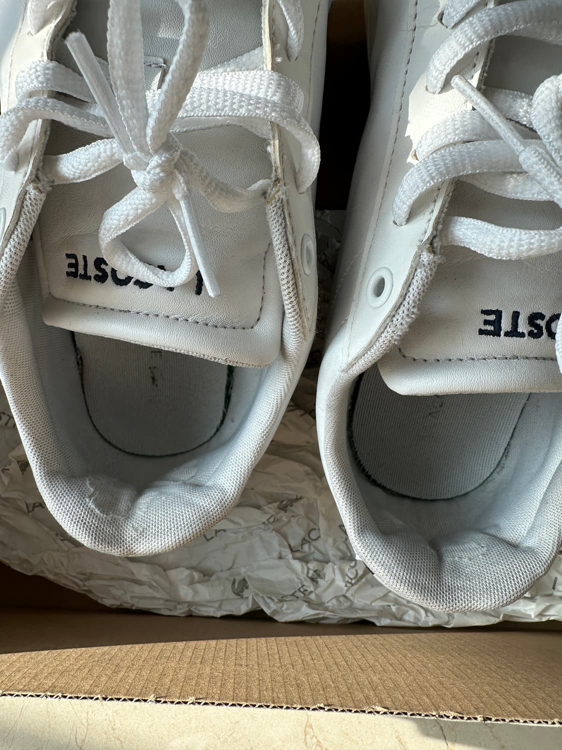 라코스테 화이트 스니커즈/ 락포트 블랙 스니커스 일괄 (270) 상품이미지3