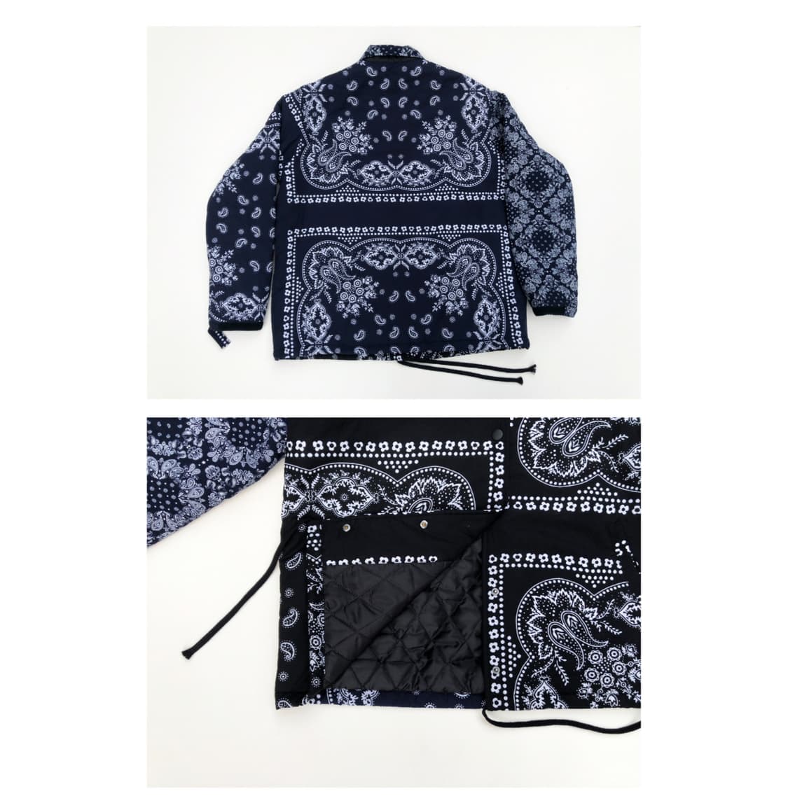free) 투머치토커 페이즐리 누빔 패딩 점퍼 상품이미지4