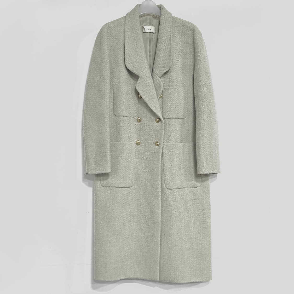 시스템 알파카 울 롱 코트 상품이미지1