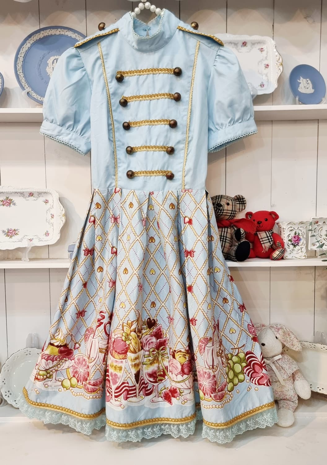 밀리터리 캔디 프린트 원피스 상품이미지6