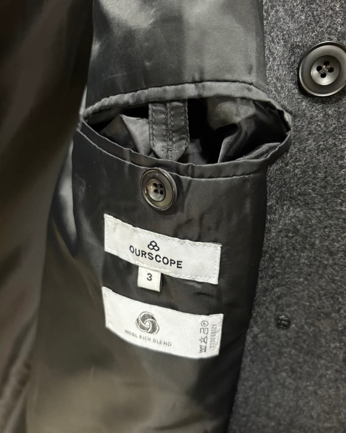 아워스코프 울 더블 코트 상품이미지2