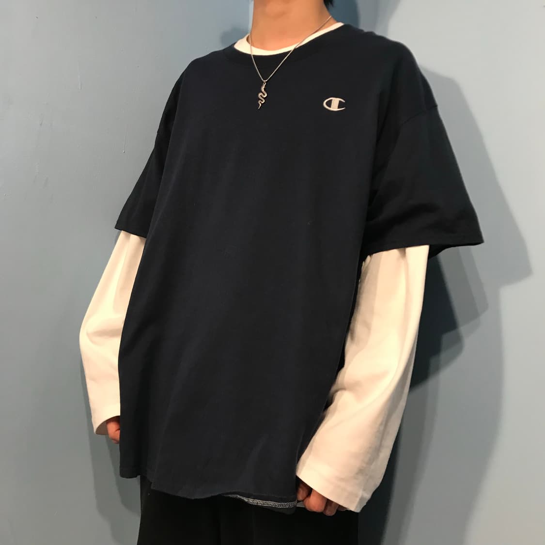 챔피언 올드스쿨 반팔  상품이미지2