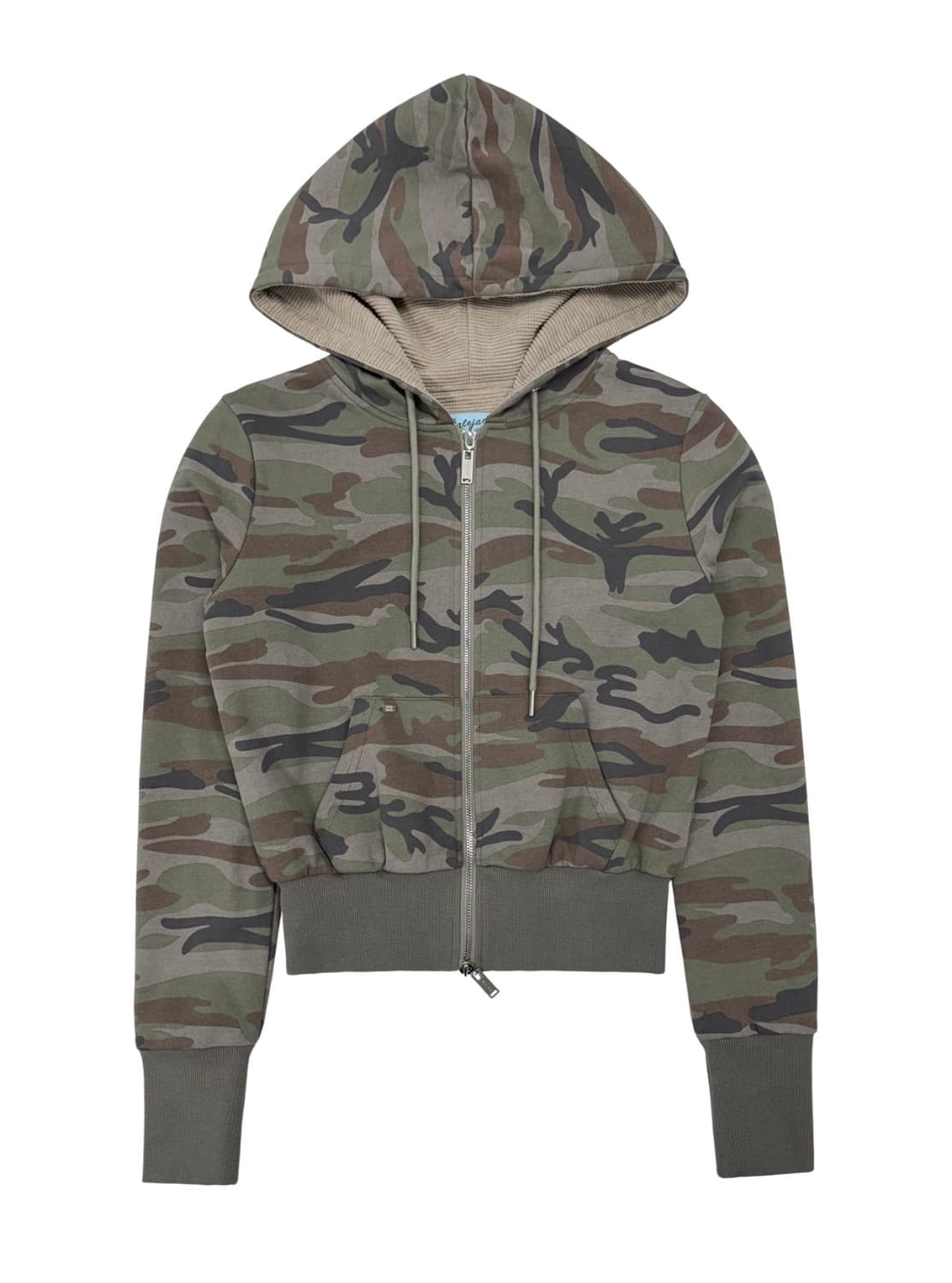 (새상품) 페일제이드 카모 와플 후드집업 라이트카키  상품이미지1