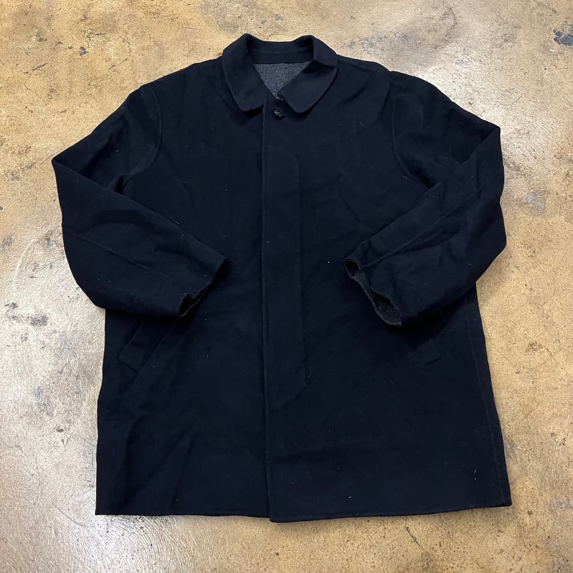 [정품/100] 발망 블랙 싱글 코트 b14 상품이미지2