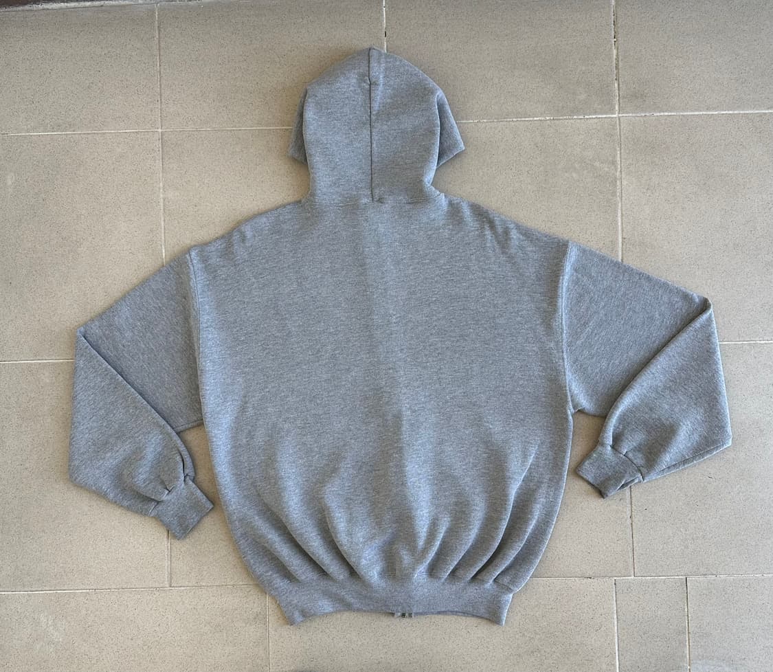 90s 빈티지 러셀 후드집업 그레이 XL 상품이미지2