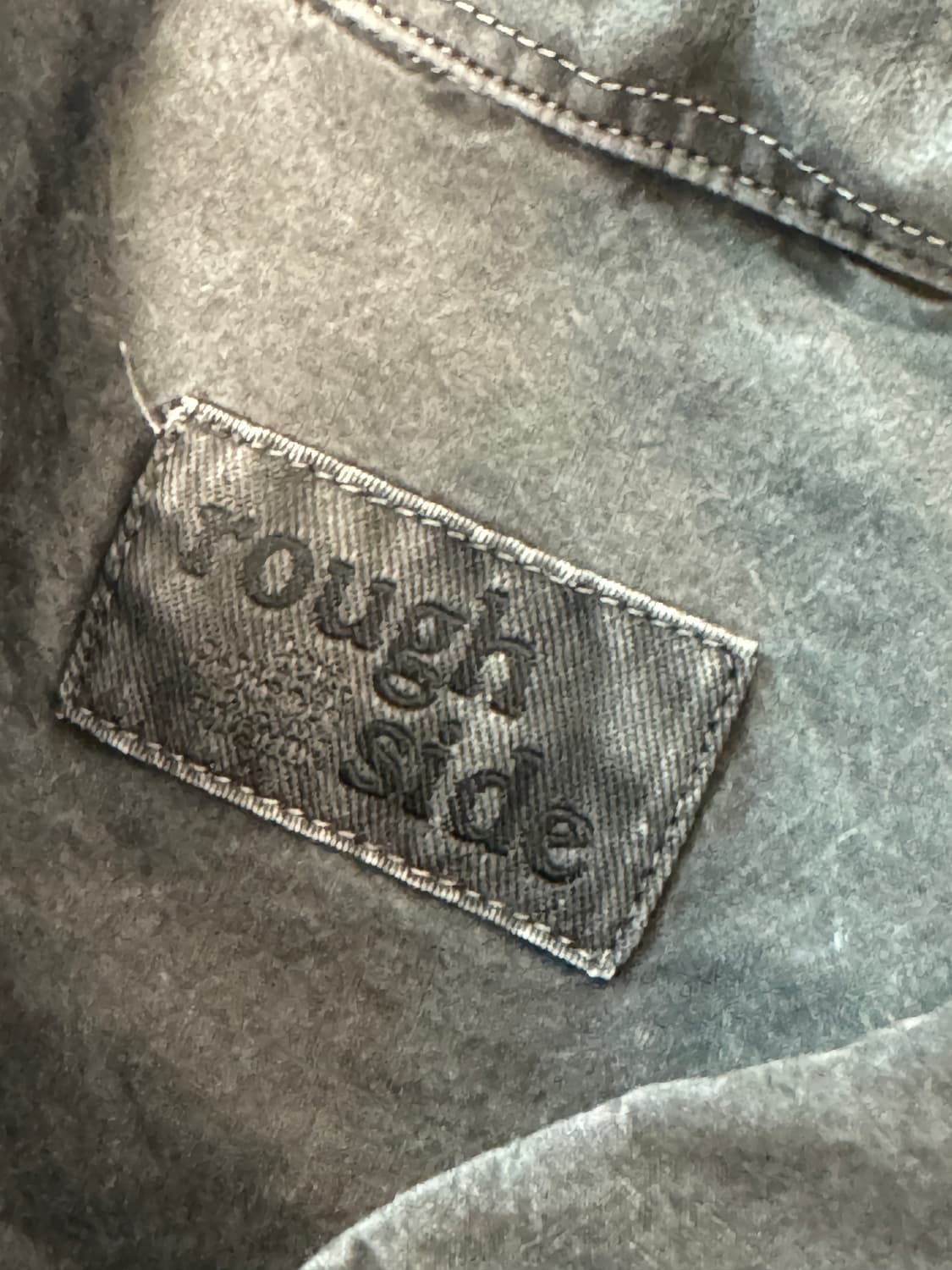 러프사이드 스폰지 다잉 셔츠 차콜 상품이미지3