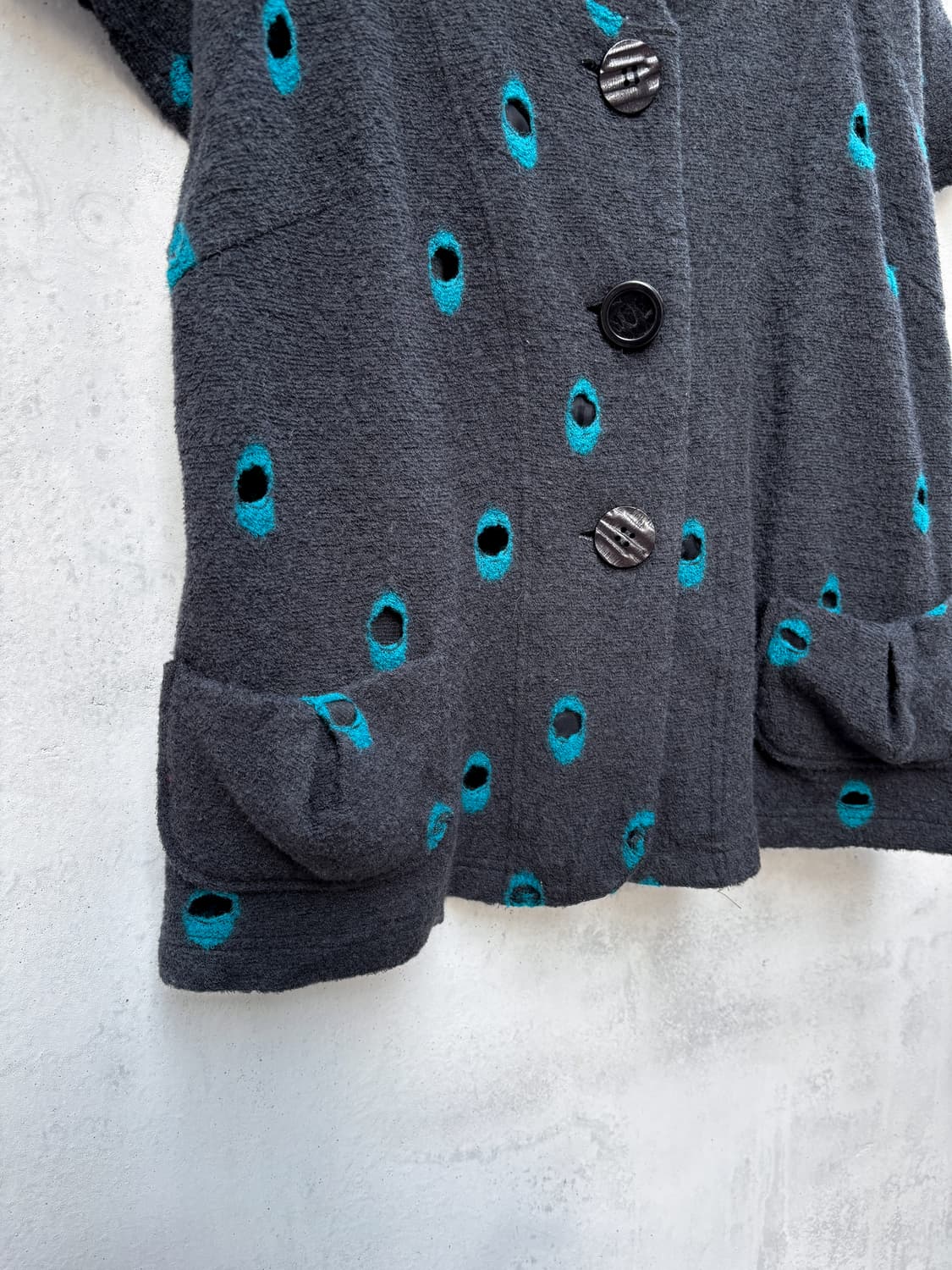 빈티지 레이어드 울 베스트 상품이미지4