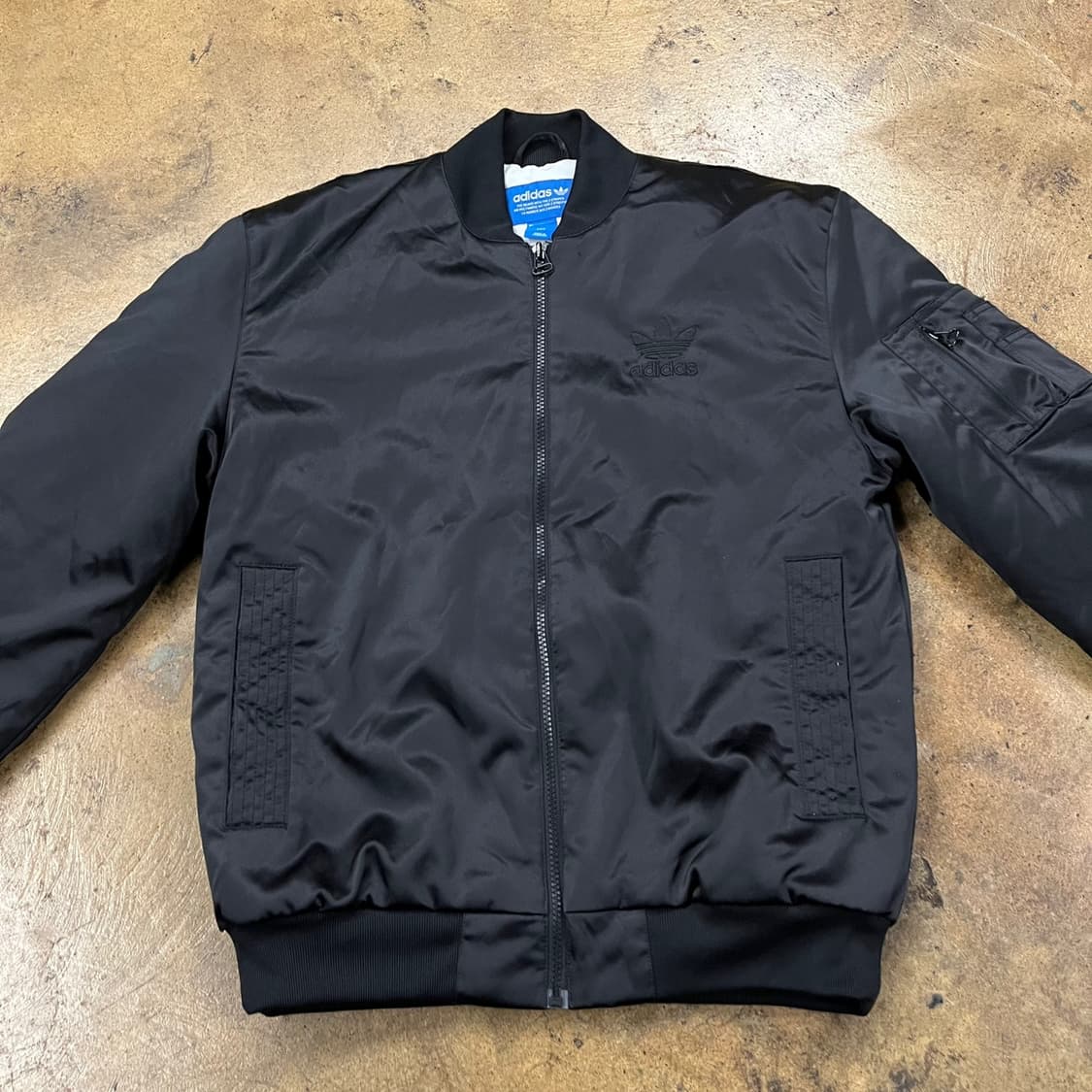 [정품/90] 아디다스 블랙 봄버 자켓 b8 상품이미지3