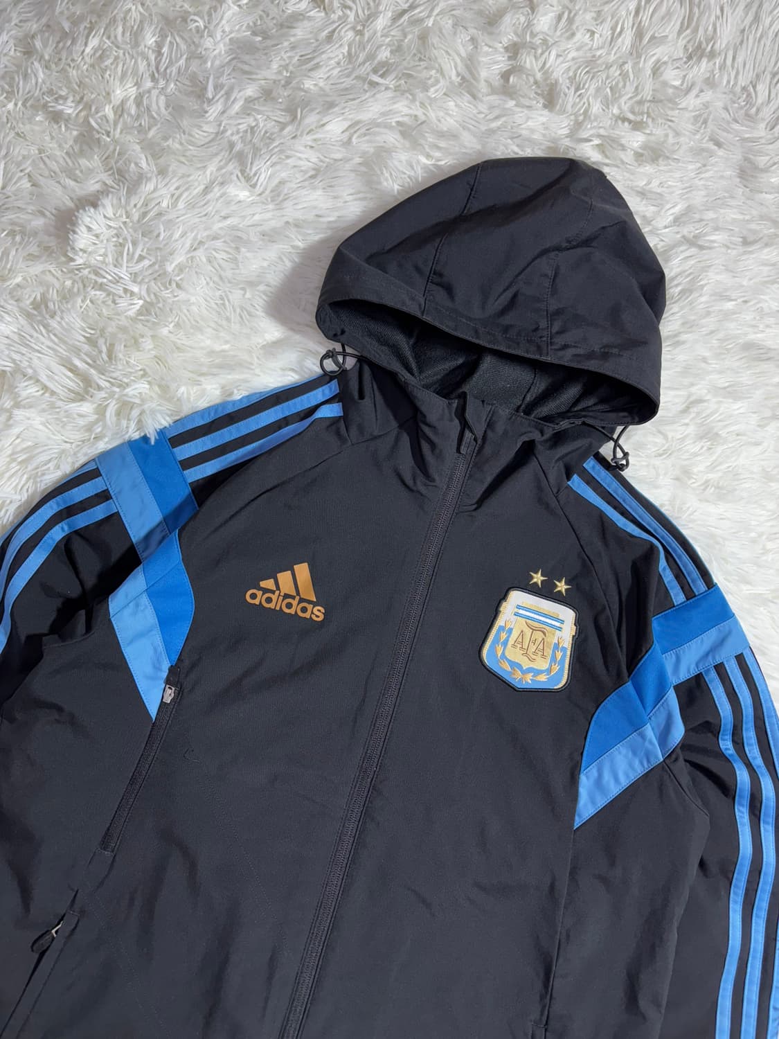 아디다스 아르헨티나 삼선 후디 바람막이  상품이미지4