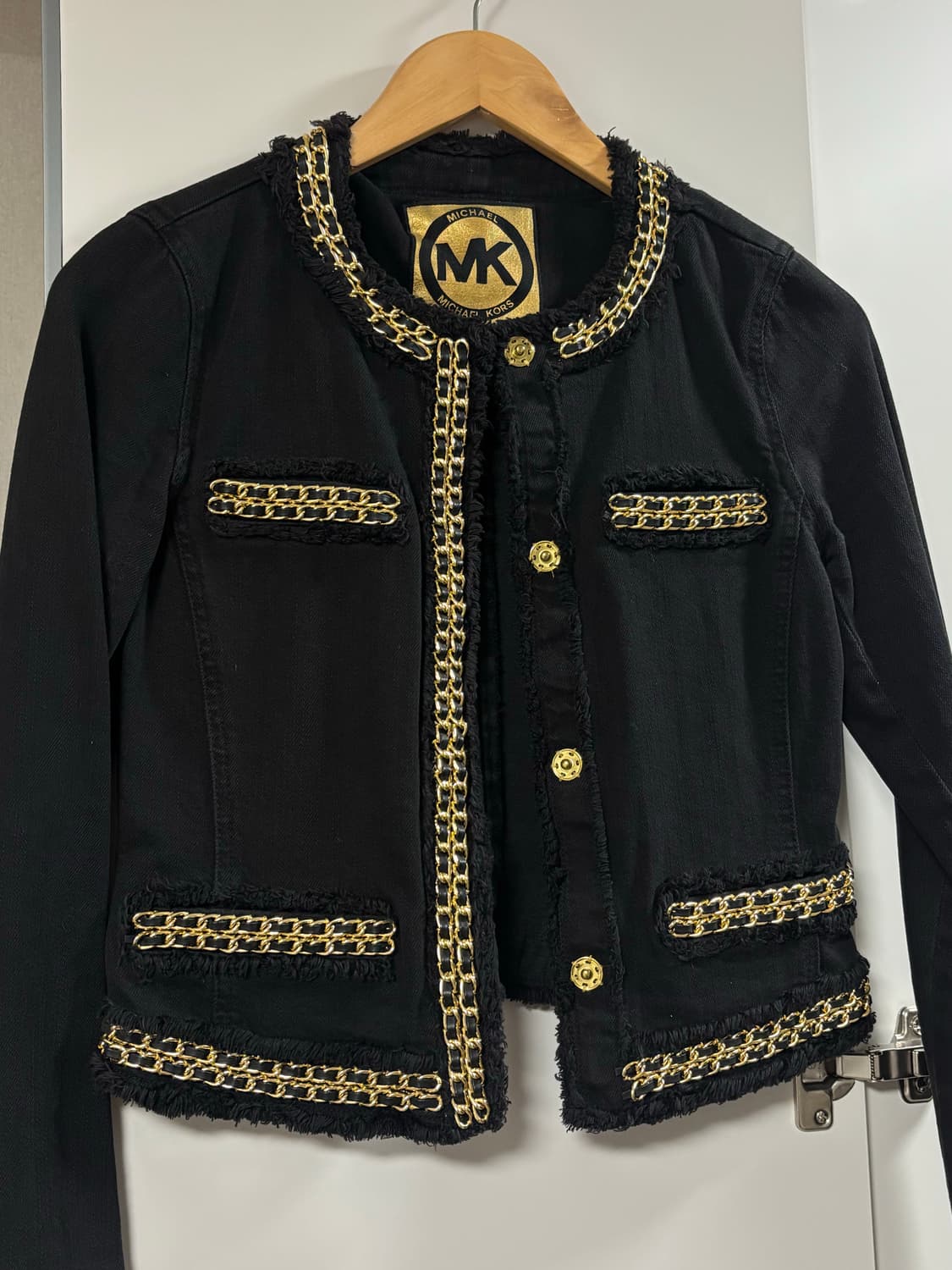 마이클 코어스 금장 데님 트위드 상품이미지1