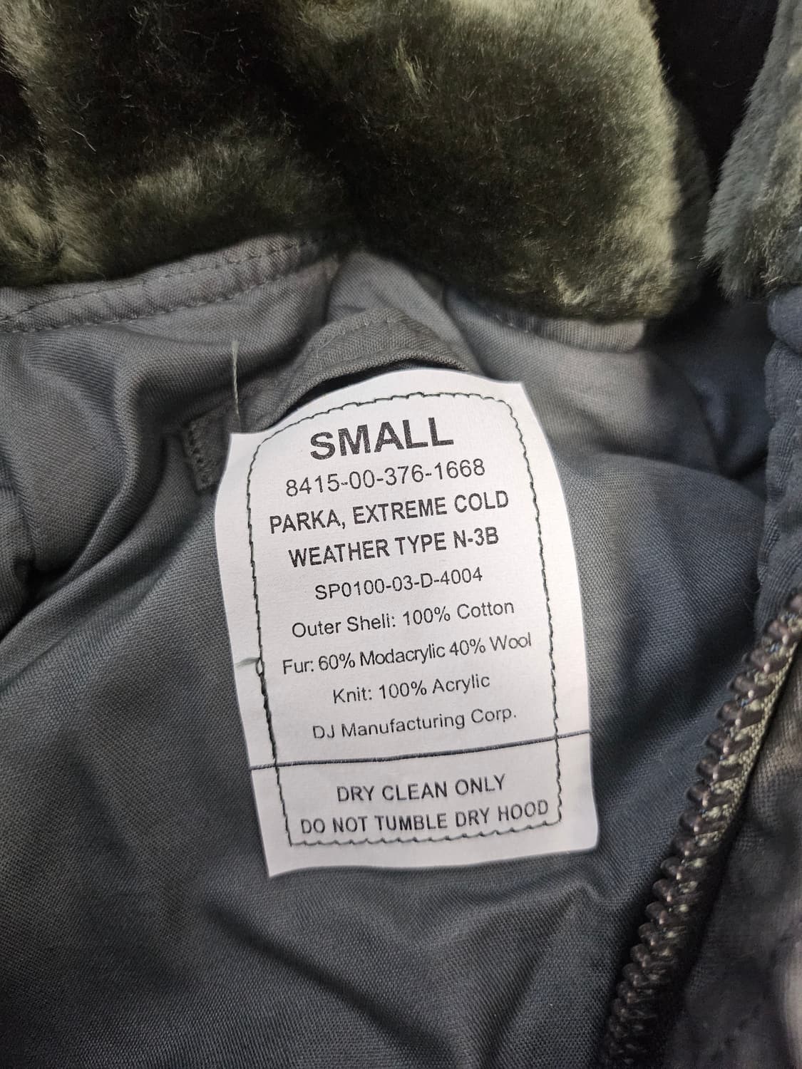 새상품 미공군 n3b 오리지널 s 상품이미지2