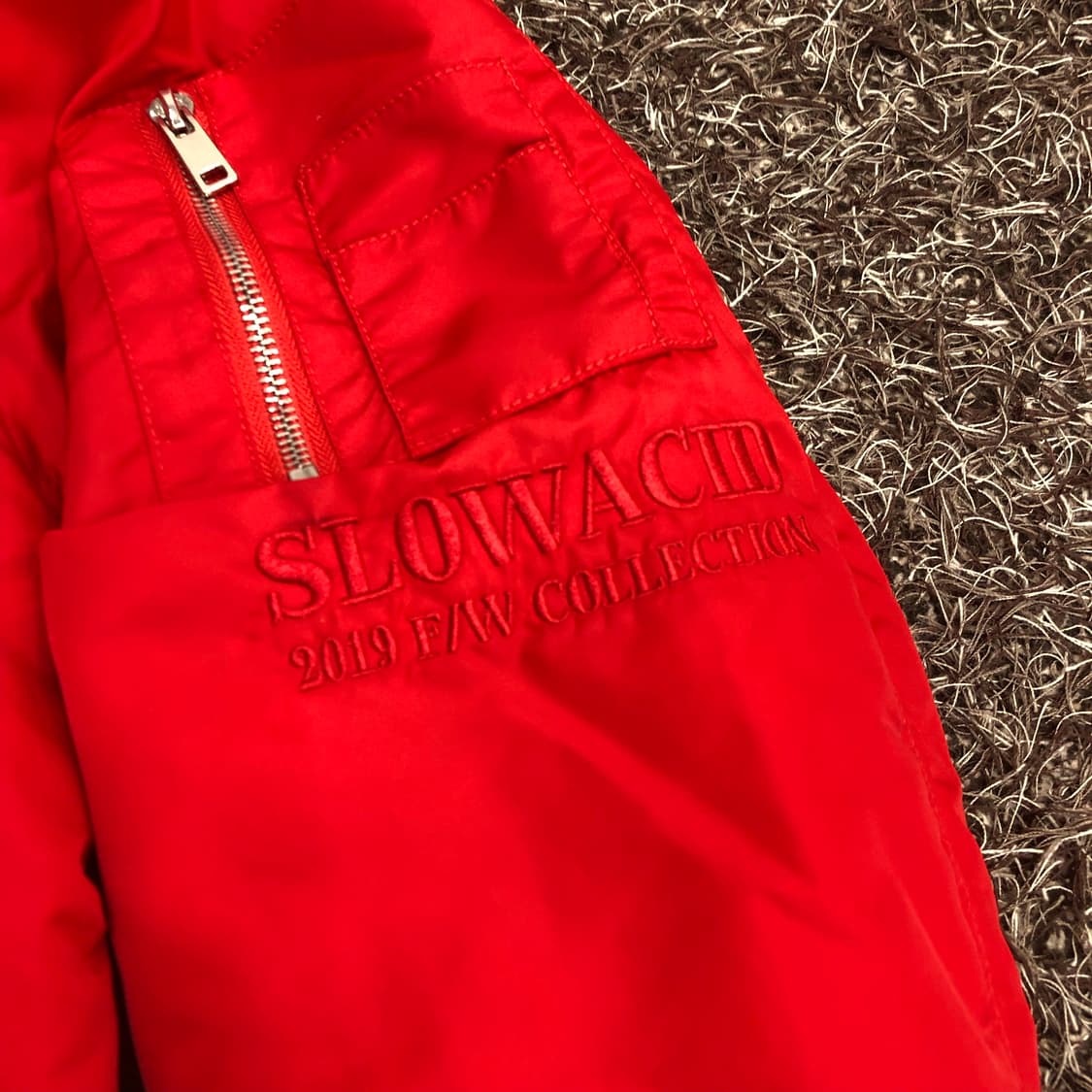슬로우애시드 레드 봄버 투웨이 MA-1 마원 항공점퍼 상품이미지2