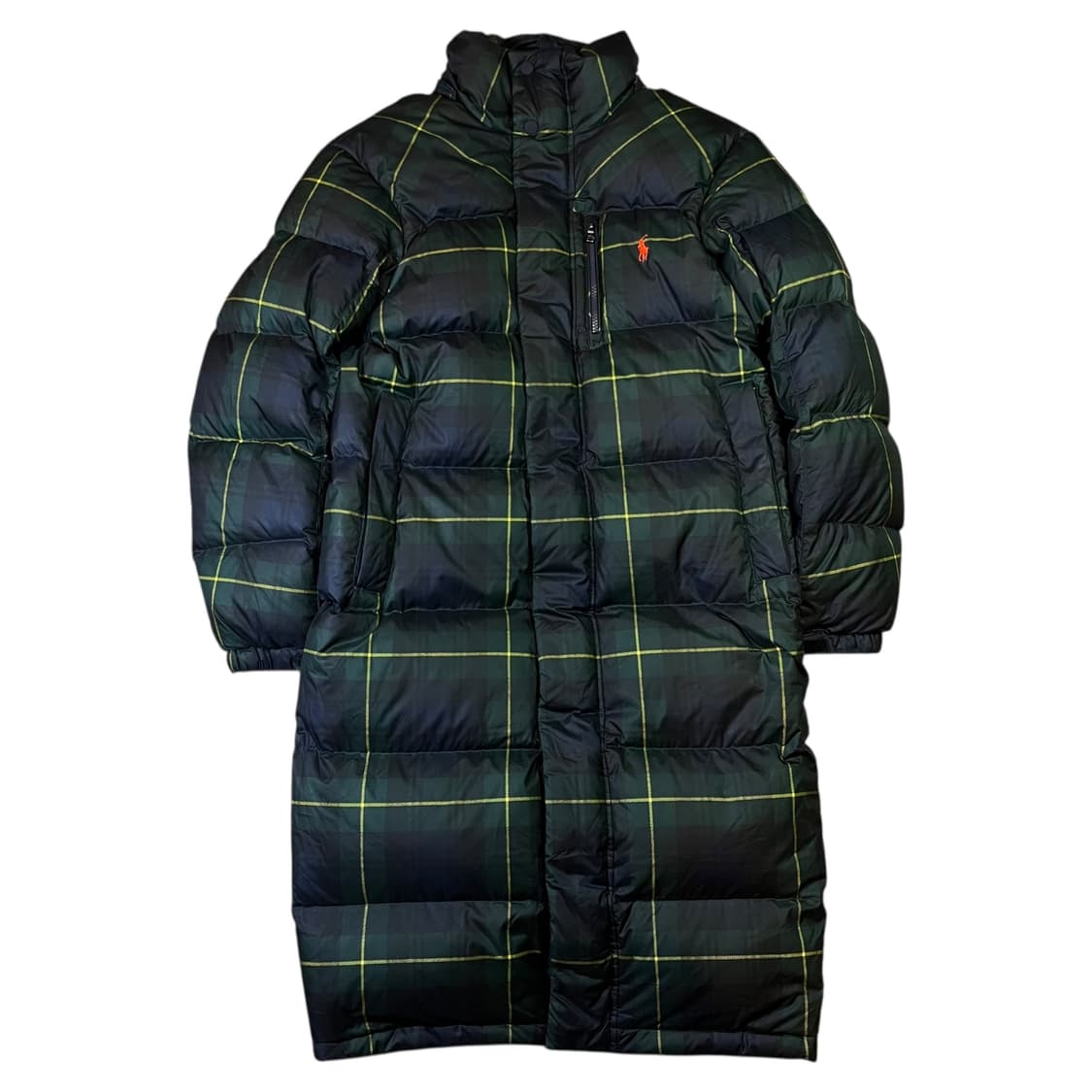 폴로 랄프로렌 블랙와치 덕다운 롱패딩 상품이미지1