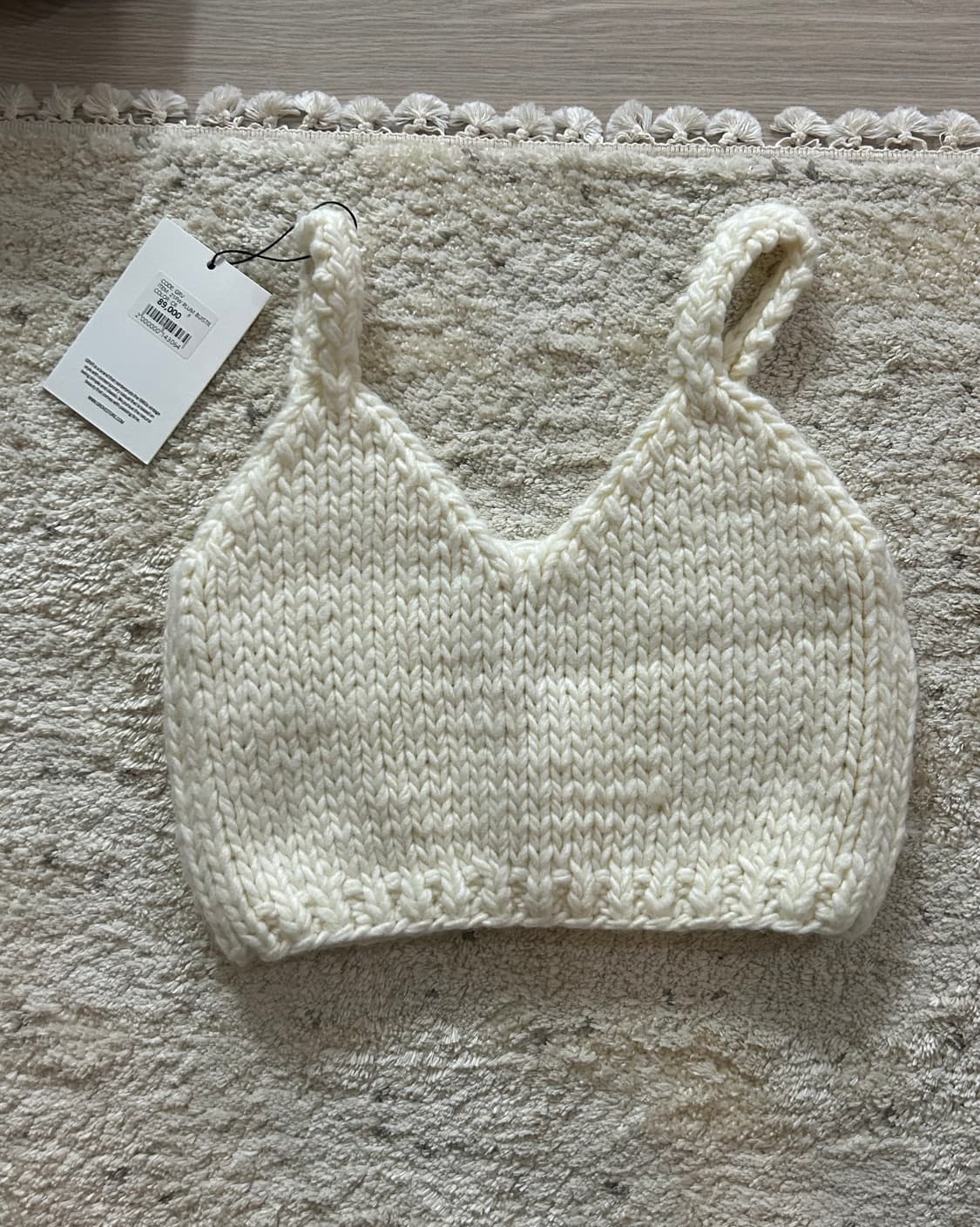 그로브 21F/W PLUM BUSTIER 플럼 뷔스티에 니트 탑 상품이미지1