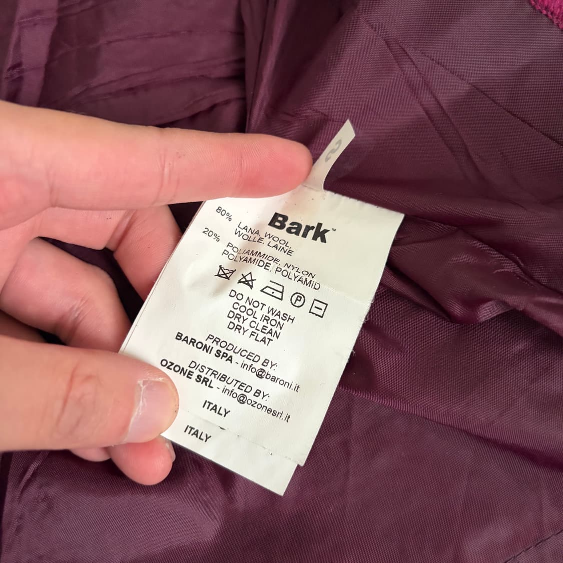 Bark 바크 빈티지 니트 더블코트 S 상품이미지8