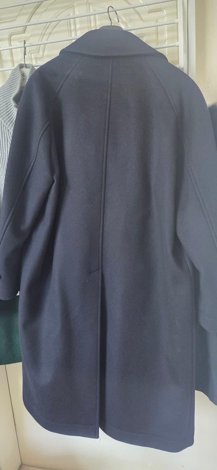 마마가리 캐시펠트 발마칸 코트 다크 네이비 46사이즈 상품이미지4