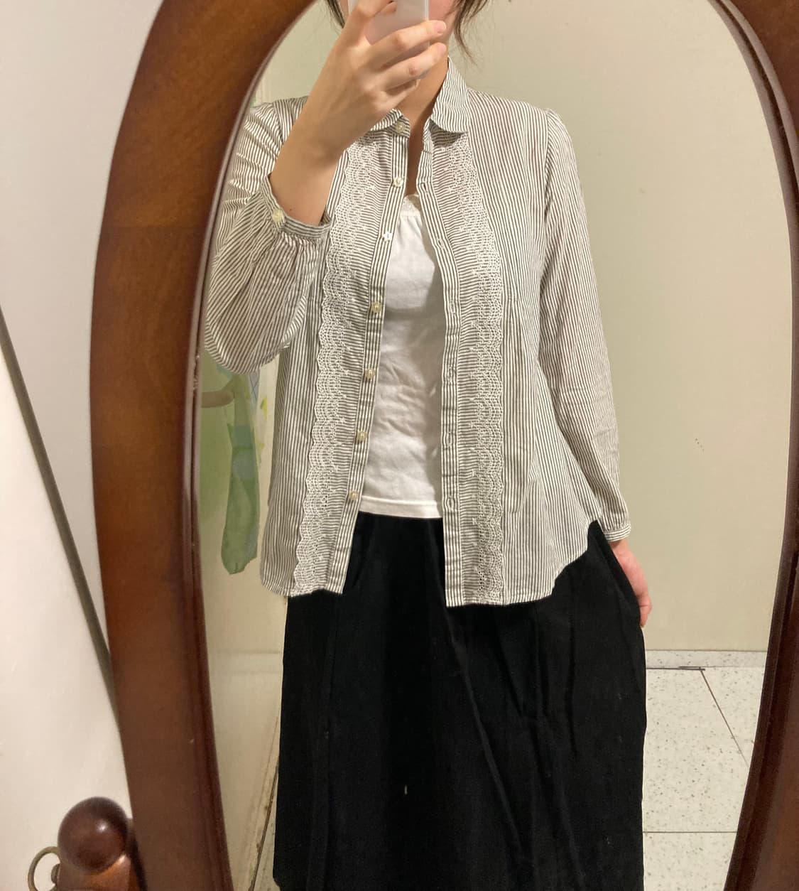 스프라이트 둥근카라 셔츠 상품이미지4