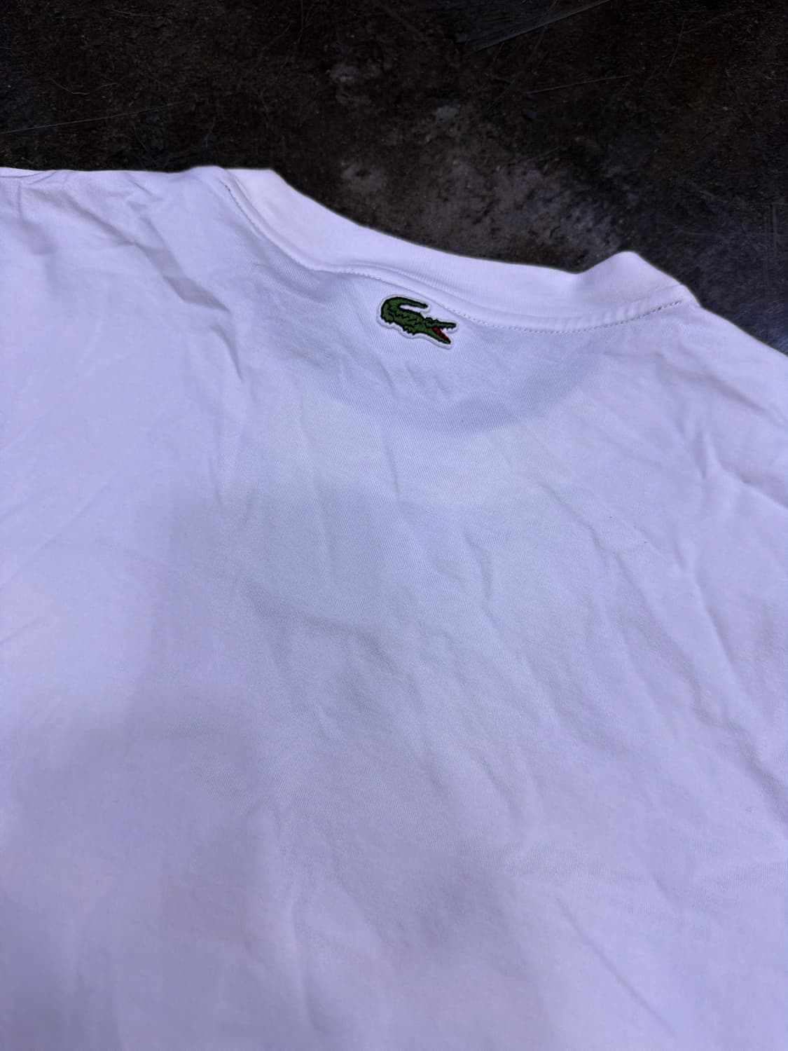 라코스테 헤리티지 뱃지 팁핑 반팔티셔츠 L 상품이미지7