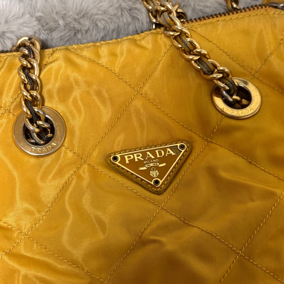 정품 프라다 포코노 퀼팅 체인백 숄더백 상품이미지3