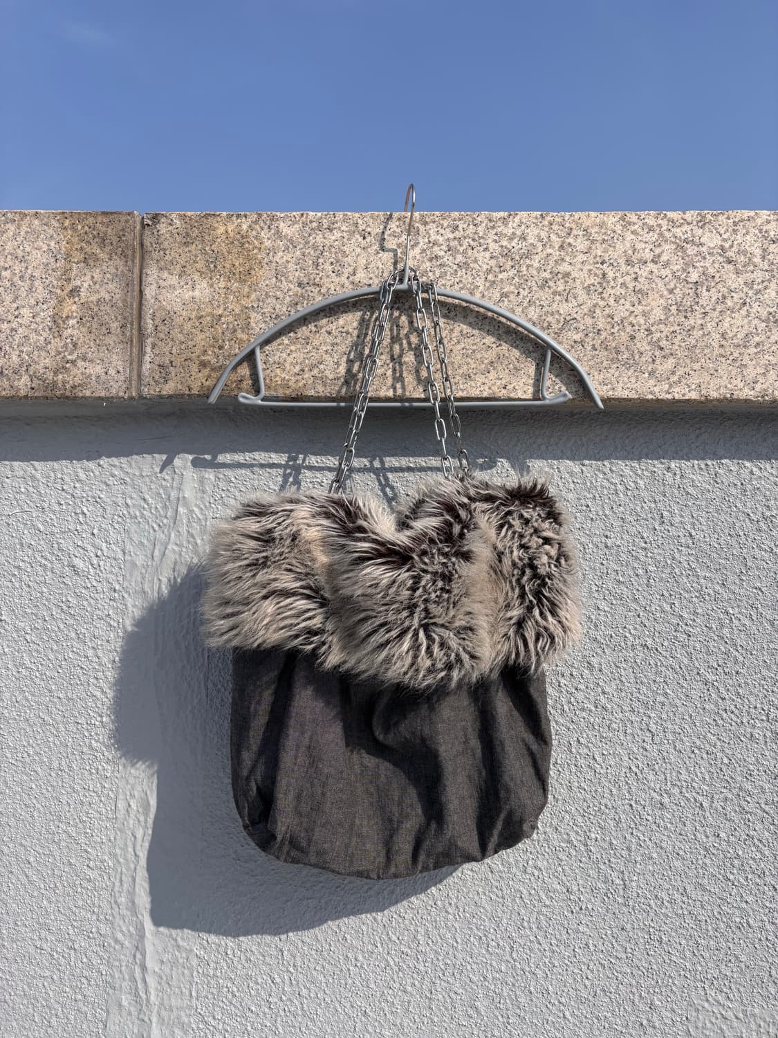 갸루 퍼 포인트 데님 체인 백 상품이미지4