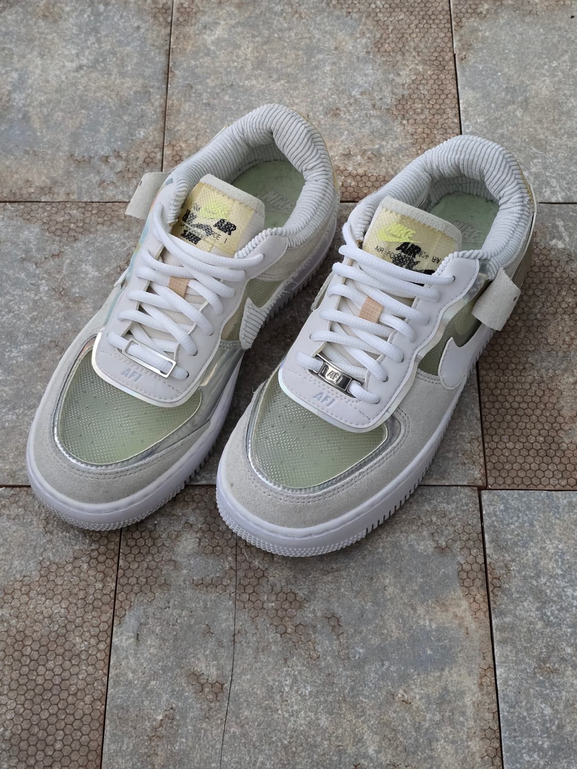 (245)나이키 에어포스 1 쉐도우 퓨어 플래티넘  상품이미지1