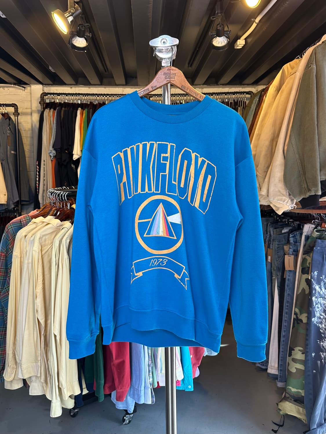 핑크플로이드 락밴드 프린팅 스웻셔츠 상품이미지1