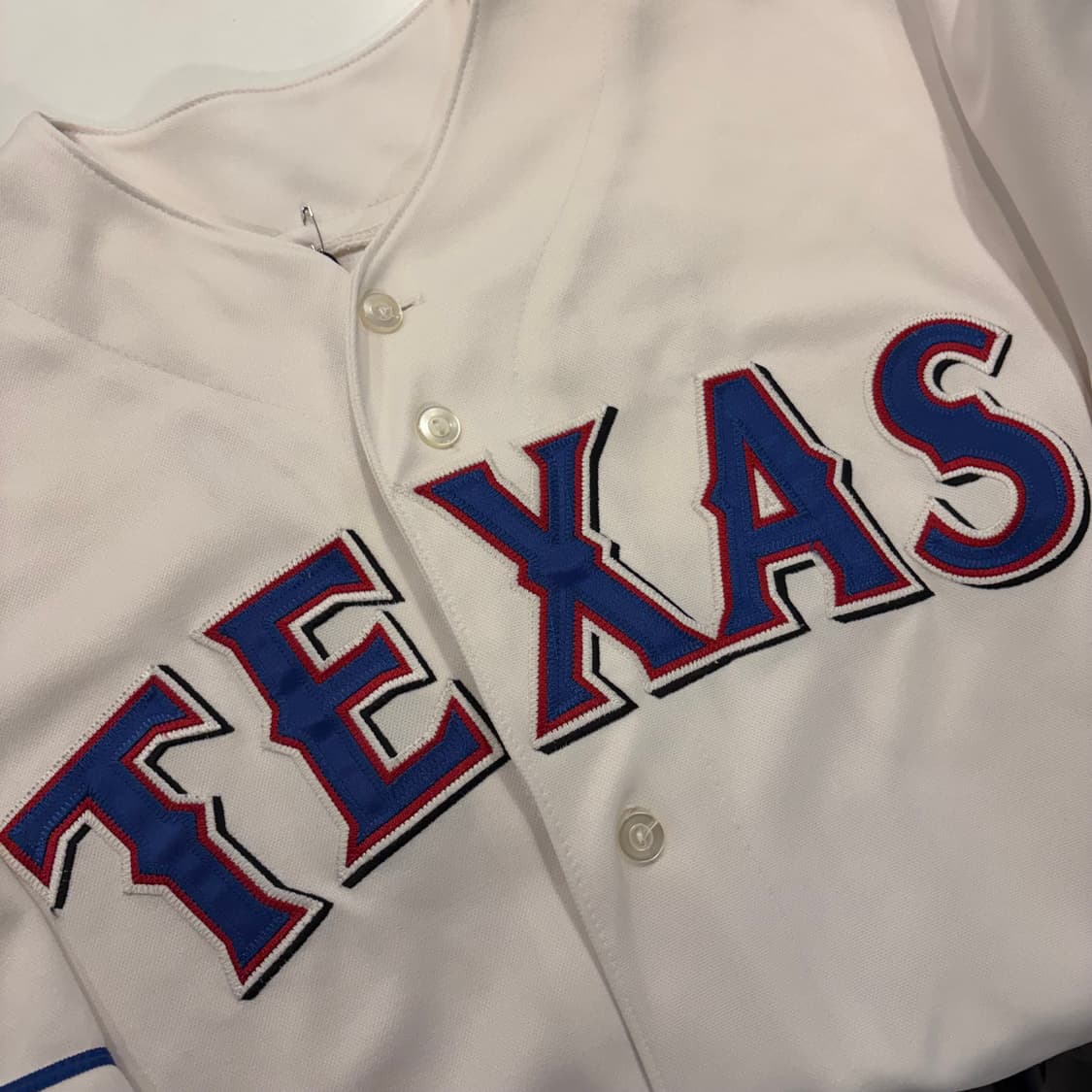 마제스틱 텍사스 추신수 야구 유니폼 반팔 져지 화이트 D651 상품이미지4