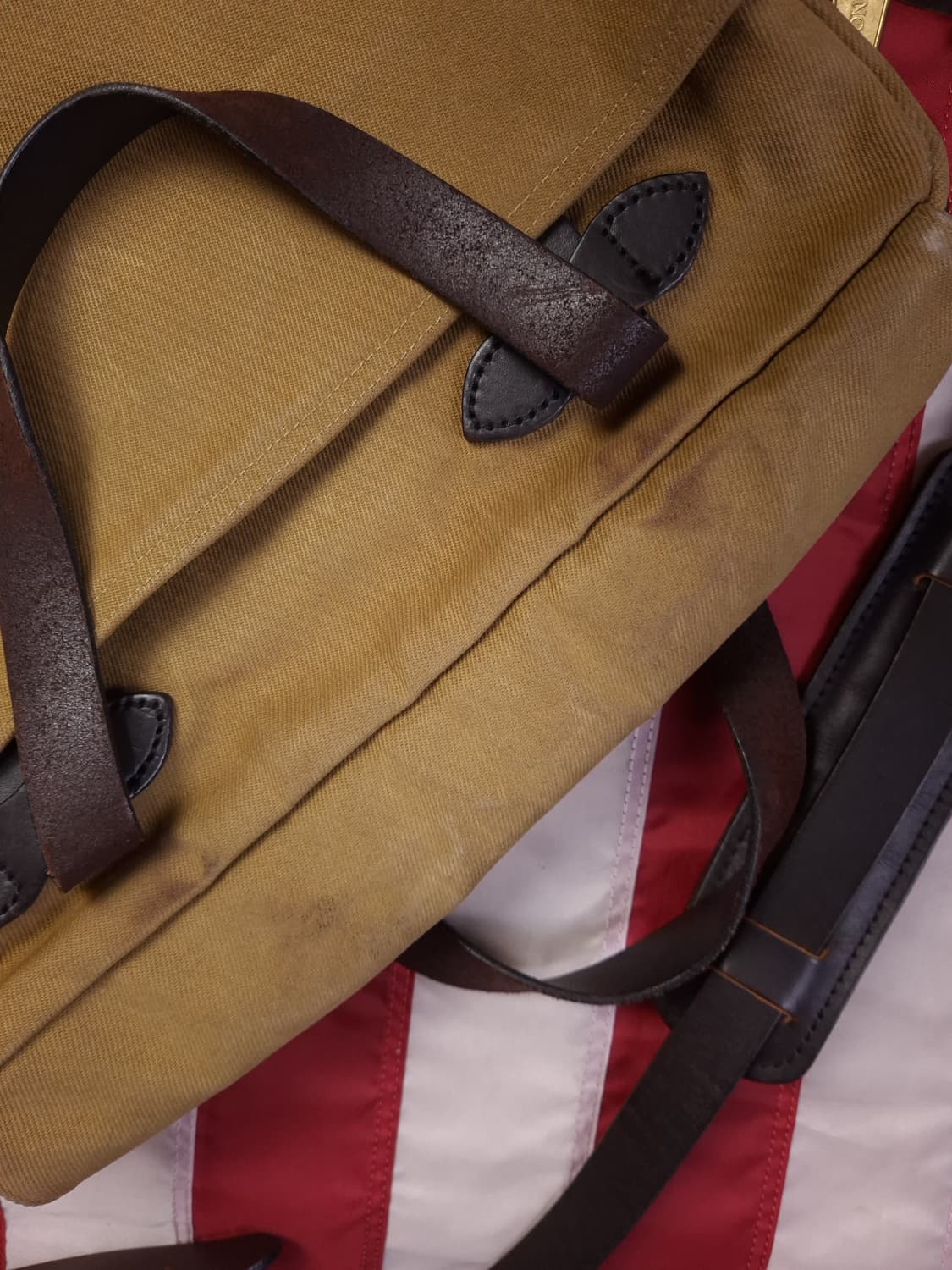 오리지날 FILSON 필슨 256 탄 브리프케이스 상품이미지10