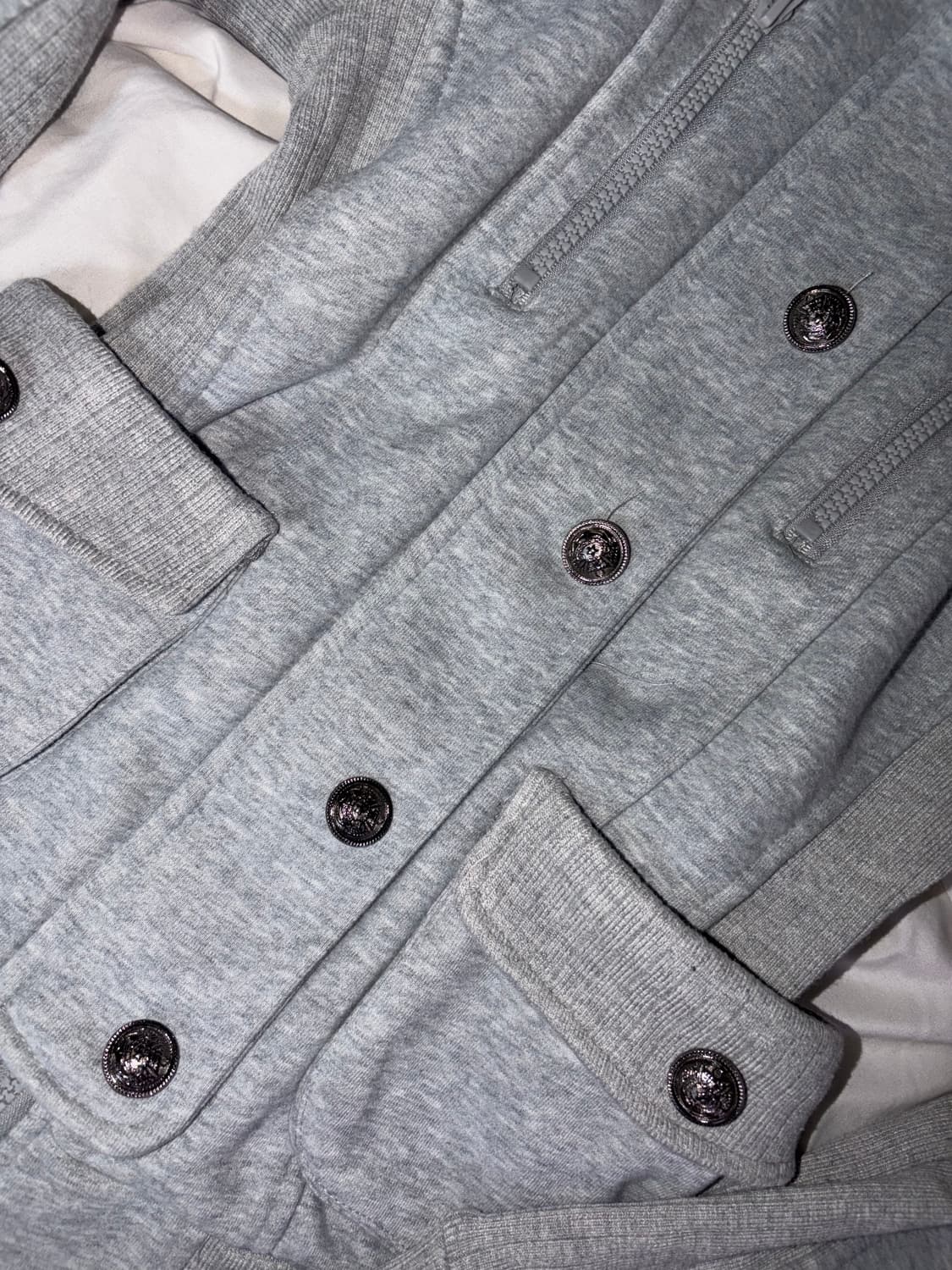 타오바오 잉그니깔 그레이 하이넥 집업 오네갸루 갸루 히메갸루 고딕 펑크 상품이미지5