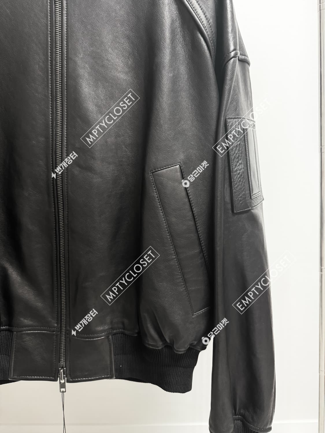 juun.j 준지 24ss 램스킨 마원 자켓 점퍼 상품이미지8