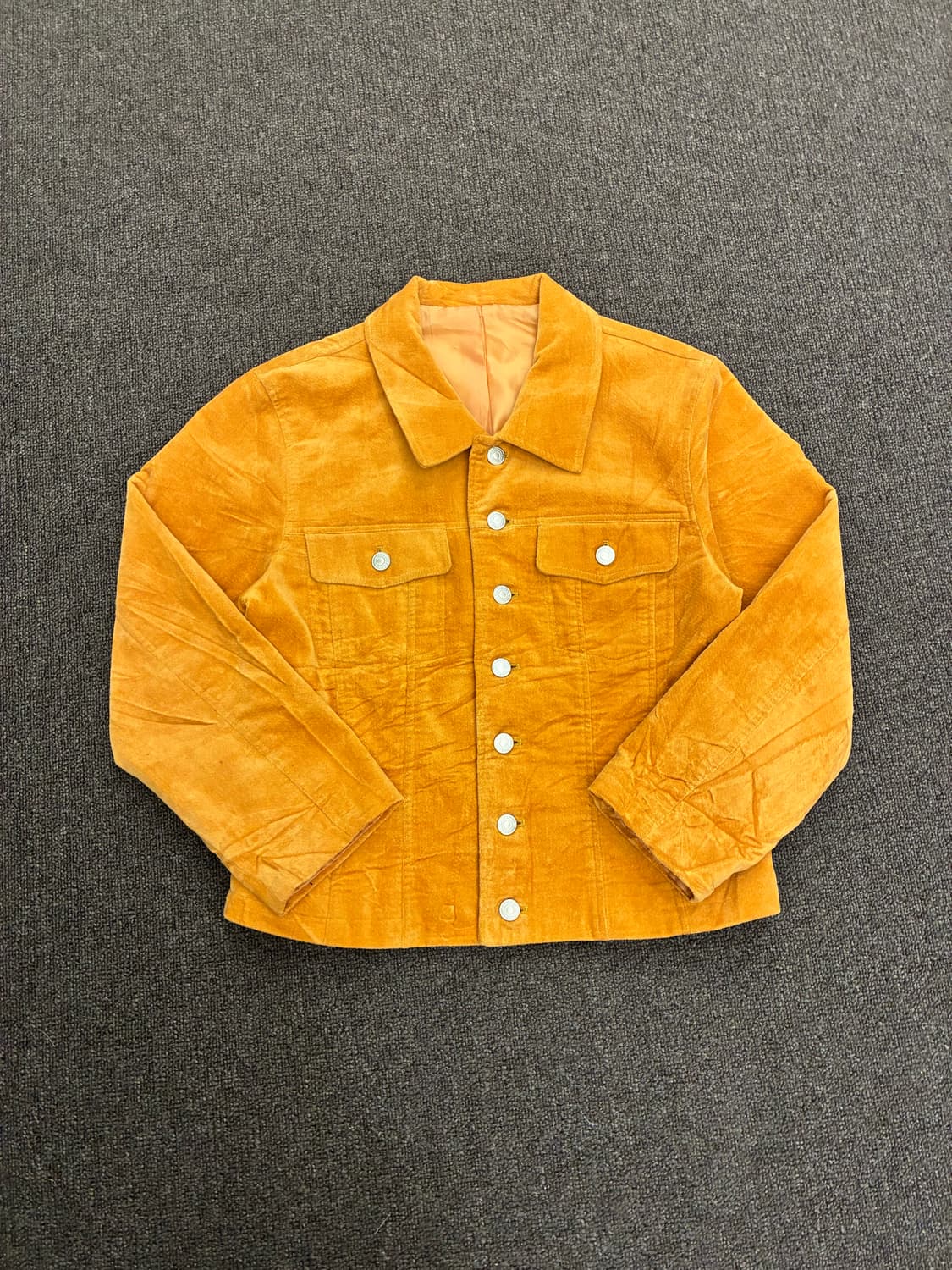 4)Japanese vintage 카멜 스웨이드 자켓 상품이미지4