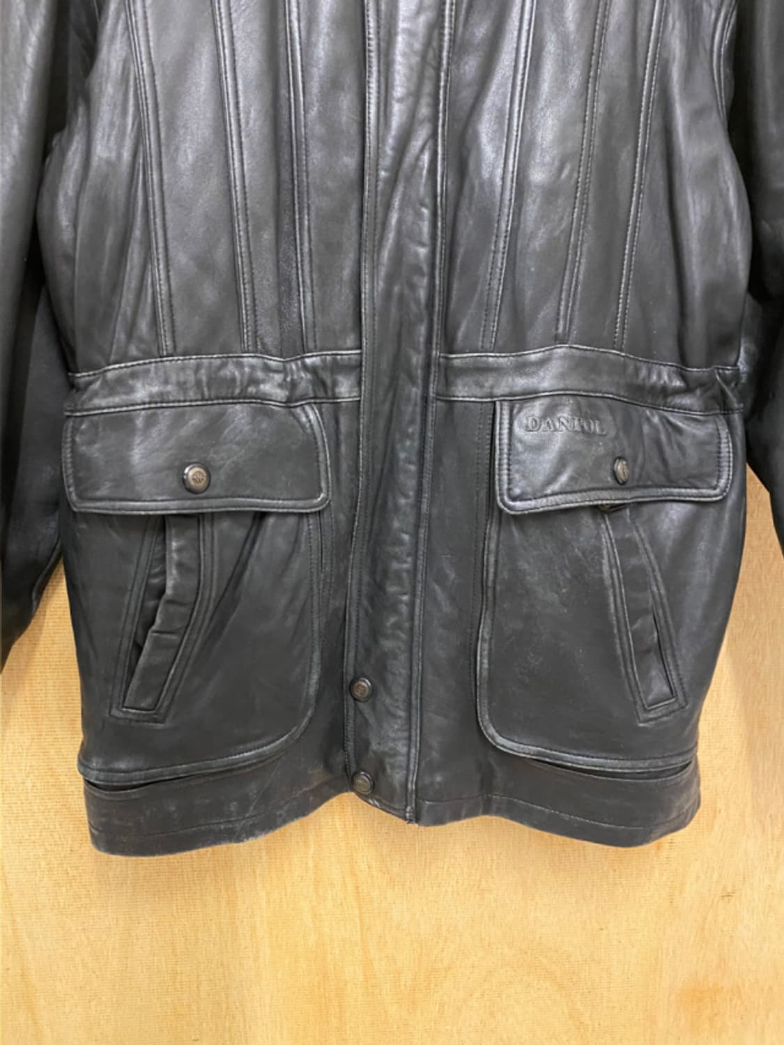 VTG leather coat  상품이미지6