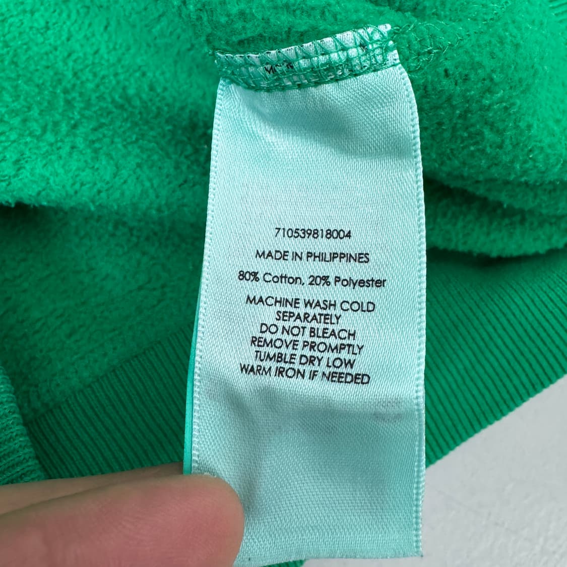 폴로 신형 포니 후드집업 그린 상품이미지6