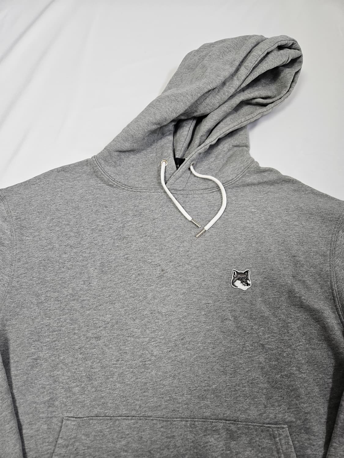 메종키츠네 정품 폭스헤드 후드티 그레이 S 상품이미지1