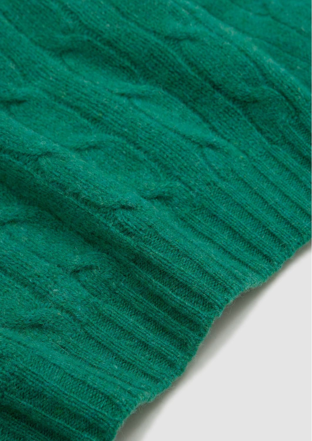 드레익스 브러쉬드 셔틀랜드 캐이블 니트 그린 XL(새상품) 상품이미지4