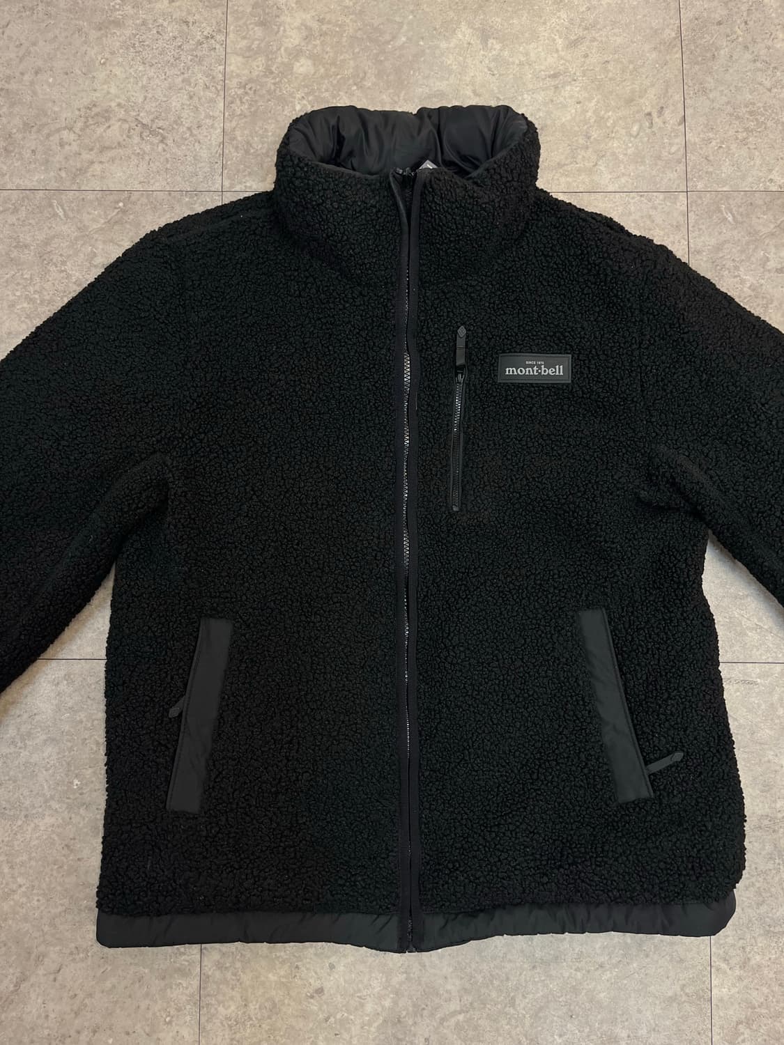 몽벨 리버시블 플리스 다운 패딩 자켓 블랙 #csz2651 상품이미지6