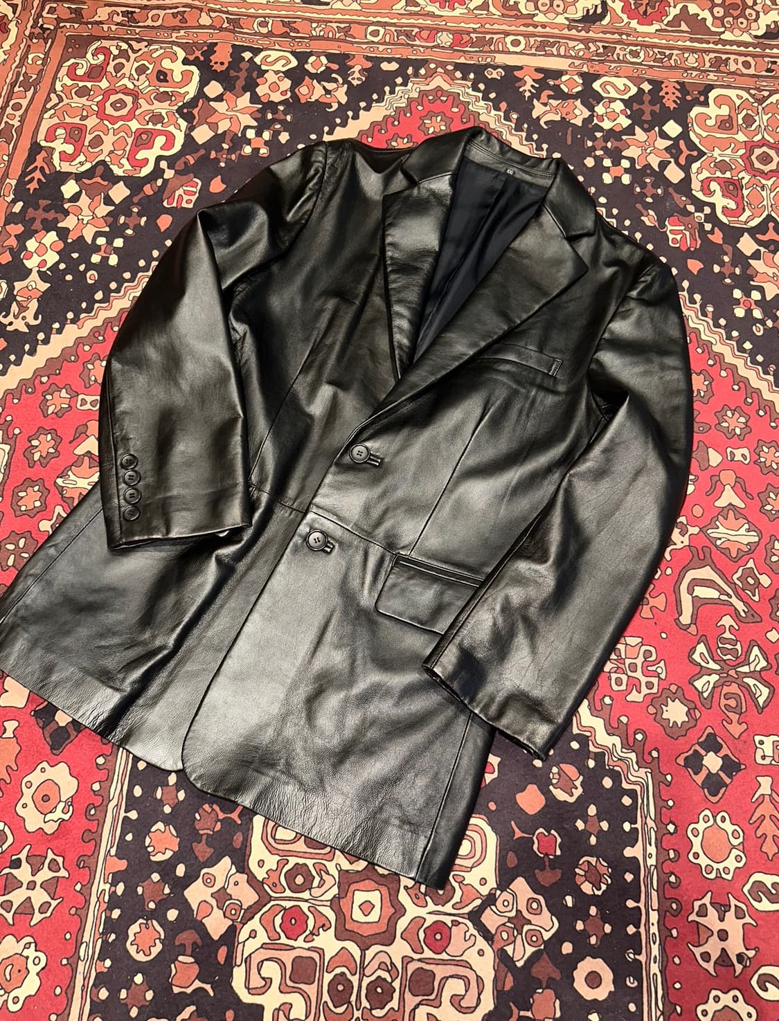 ( L ) 가죽마이 가죽자켓 레더자켓 가죽블레이저 가죽카코트 아메카지 상품이미지2