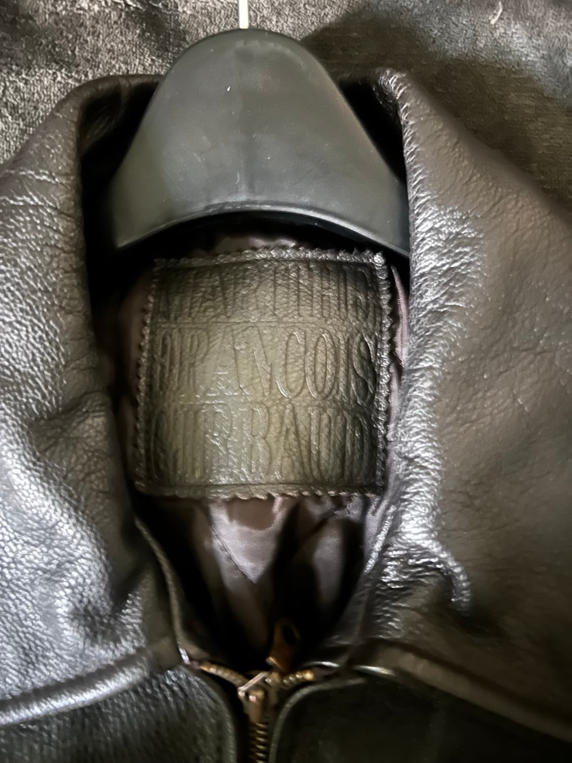 90s 마리떼 소가죽 레더자켓 black  상품이미지3