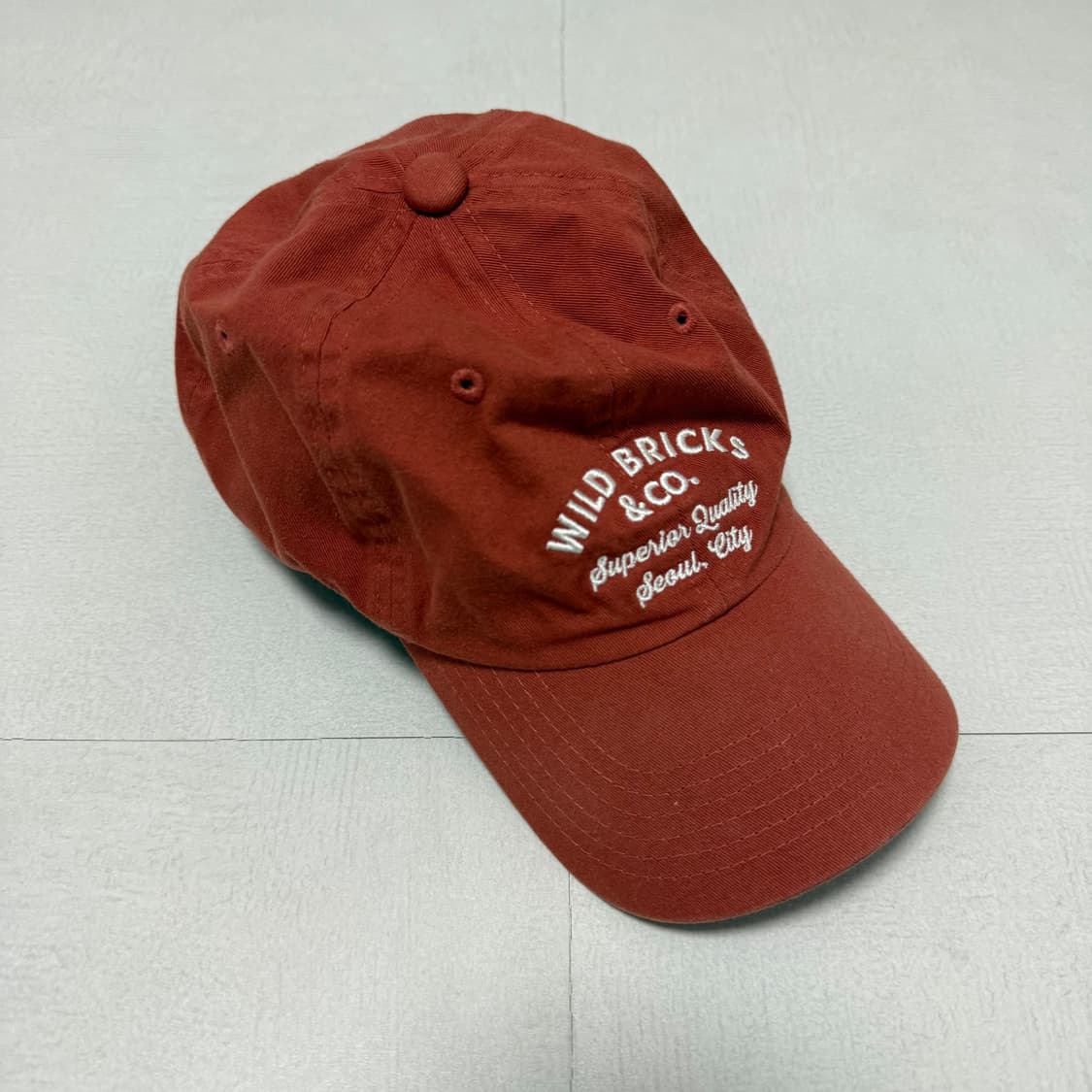 WILD BRICKS 볼캡 레드 상품이미지1