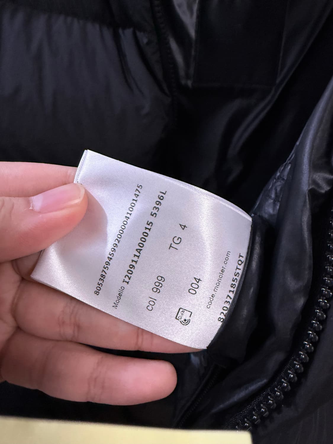 [4] 몽클레어 시탈라 패딩 블랙 풀구성 상품이미지6