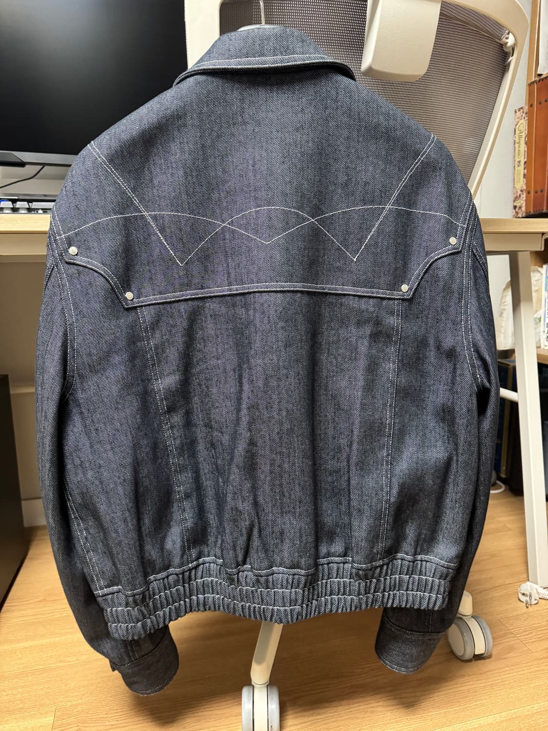 엘무드 카펜터 블루종 자켓 블루진 상품이미지3