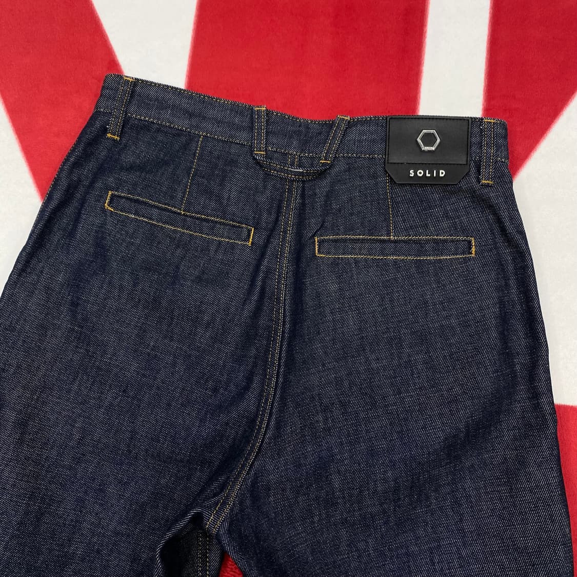 솔리드옴므 원턱 데님팬츠 46 상품이미지4