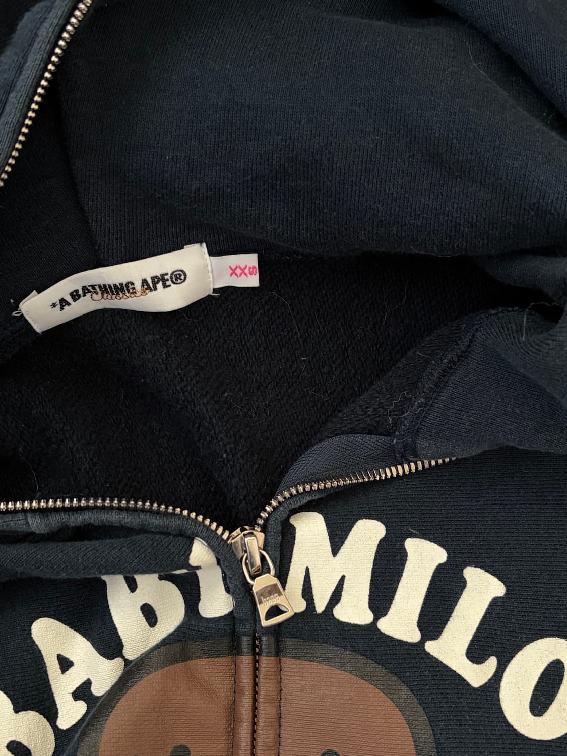 베이비 마일로 투웨이 후드집업 베이프 상품이미지3