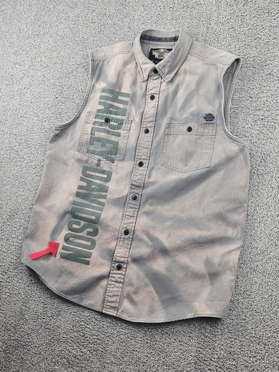 할리데이비슨 베스트 조끼 커스텀 ( L ) / 11978 상품이미지3