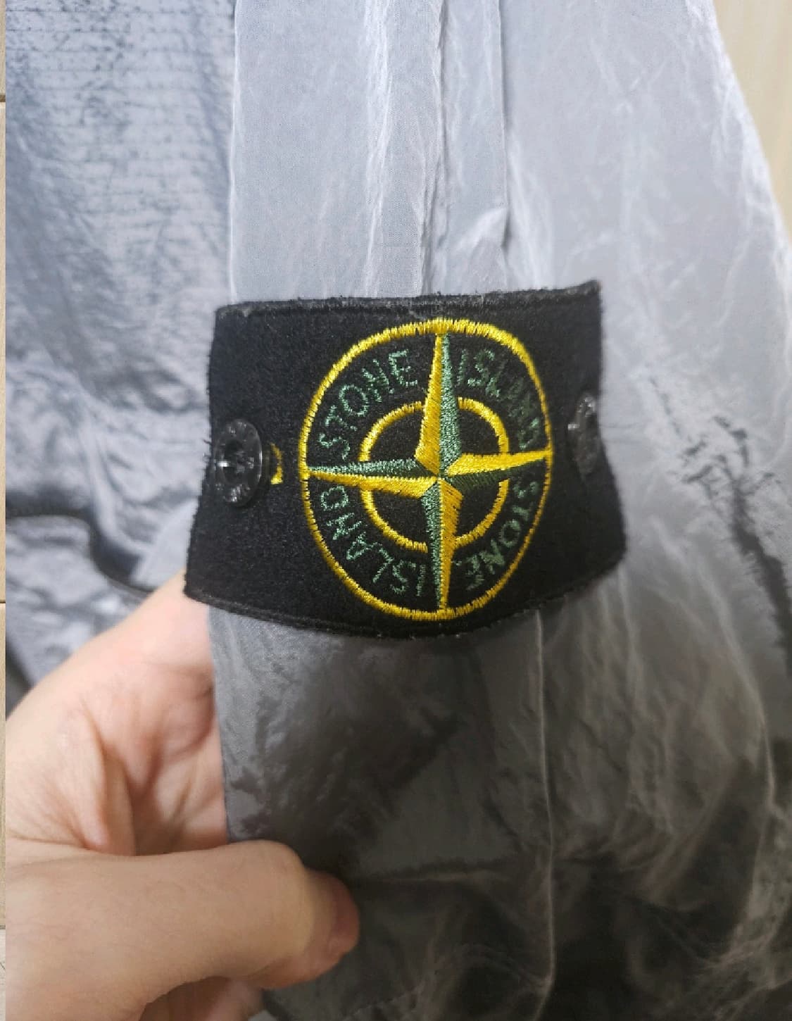 스톤아일랜드 19ss 나일론메탈 오버셔츠 XL 라벤더 상품이미지2