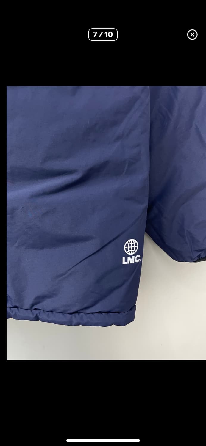 LMC 리버시블 오렌지 네이비 후드다운 패딩 A2994 상품이미지6