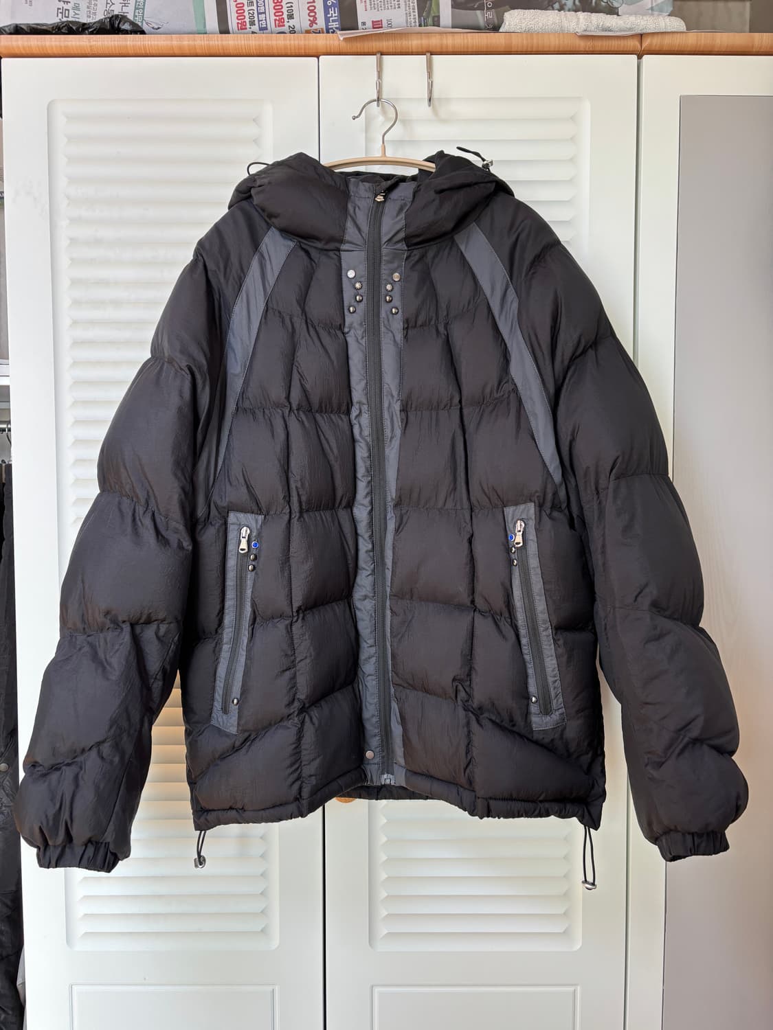 가키하라 Eve&night rivet hoodie puffer parka 상품이미지1