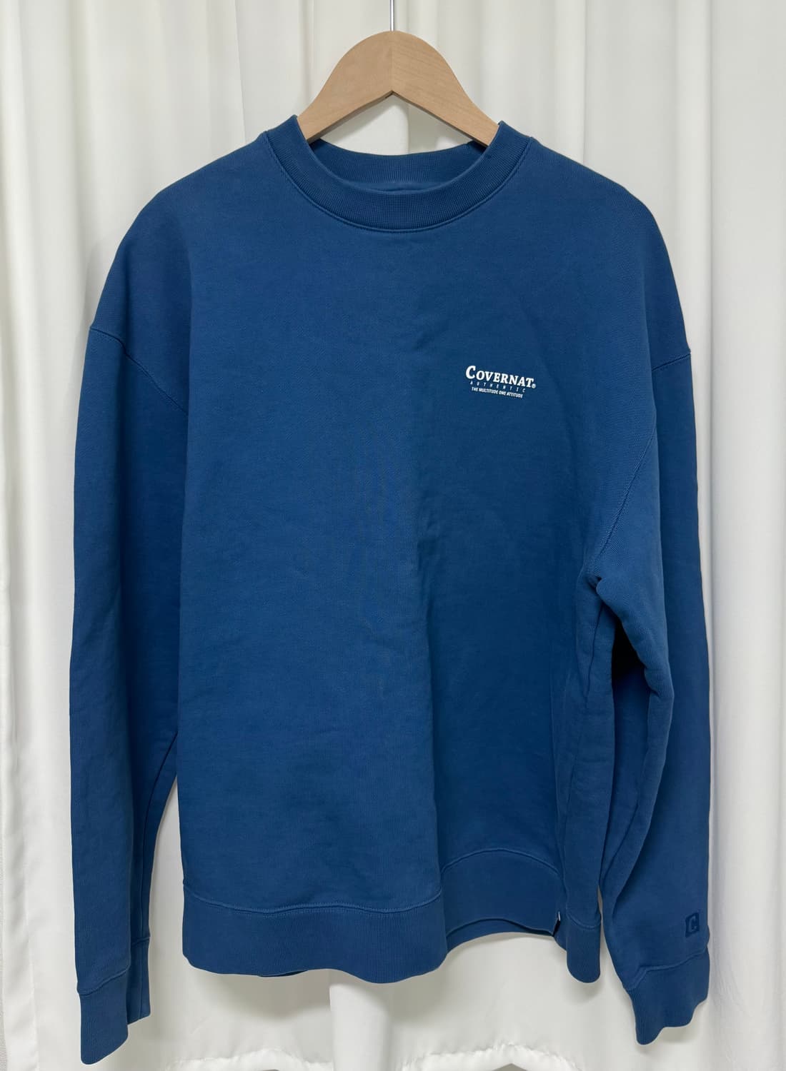 커버낫 블루 맨투맨 상품이미지3