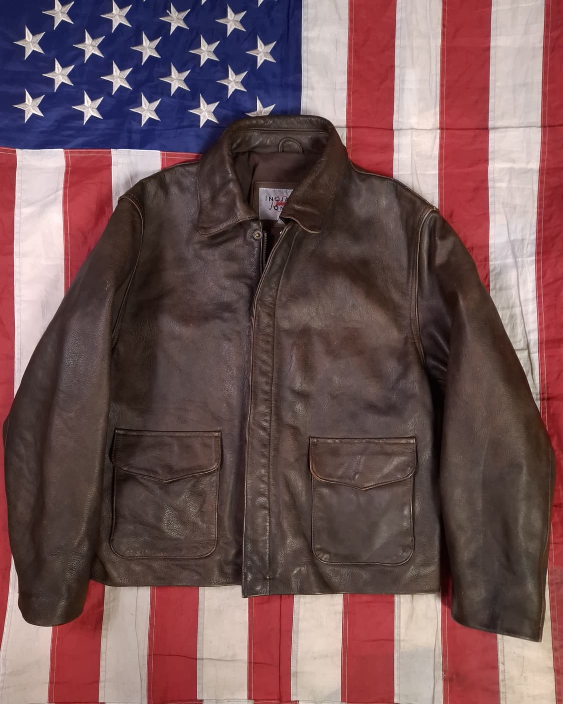 빈티지 인디아나존스 해리슨 리얼레더 자켓 상품이미지4